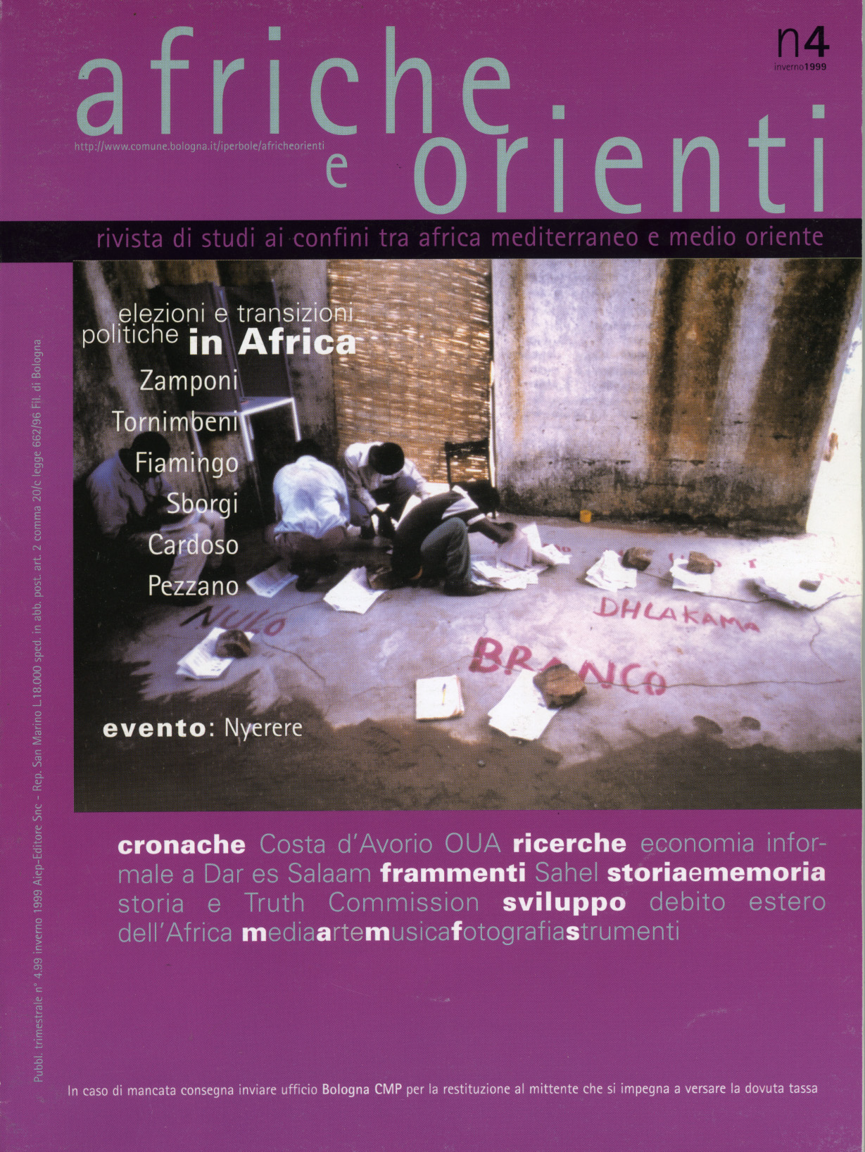 afriche e orienti 1999