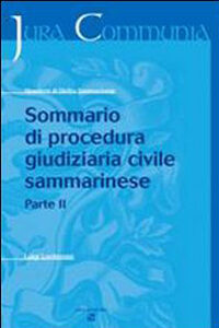 Sommario di procedura giudiziaria civile sammarinese